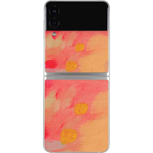 Colored Finger Paint Galaxy Z Flip3 5G Skin